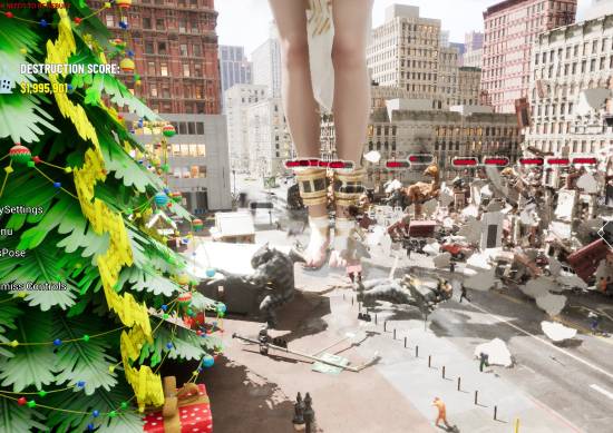 《GIANTESS PLAYGROUND》新图：女巨人抵御外星怪物