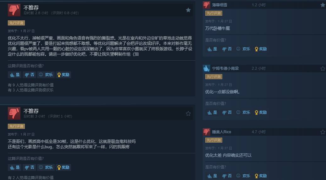《噬血代码2》Steam好评率53%褒贬不一：优化没眼看