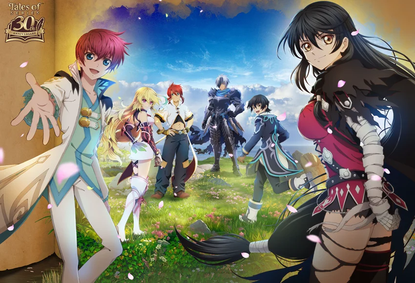 「传说」系列30周年纪念艺图公开重制角色集结